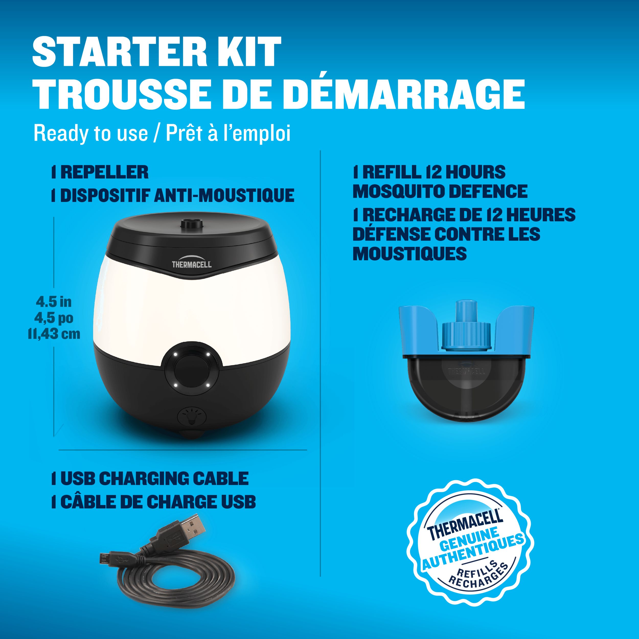Thermacell Rechargeable Mosquito Repeller With Light