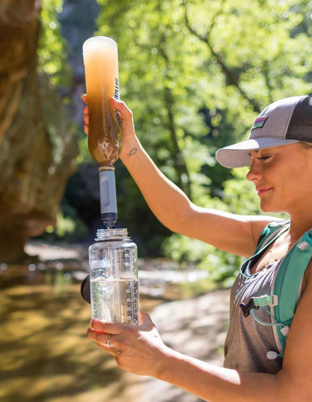LIFESTRAW Peak Solo Portable Water Filter Front_Flat