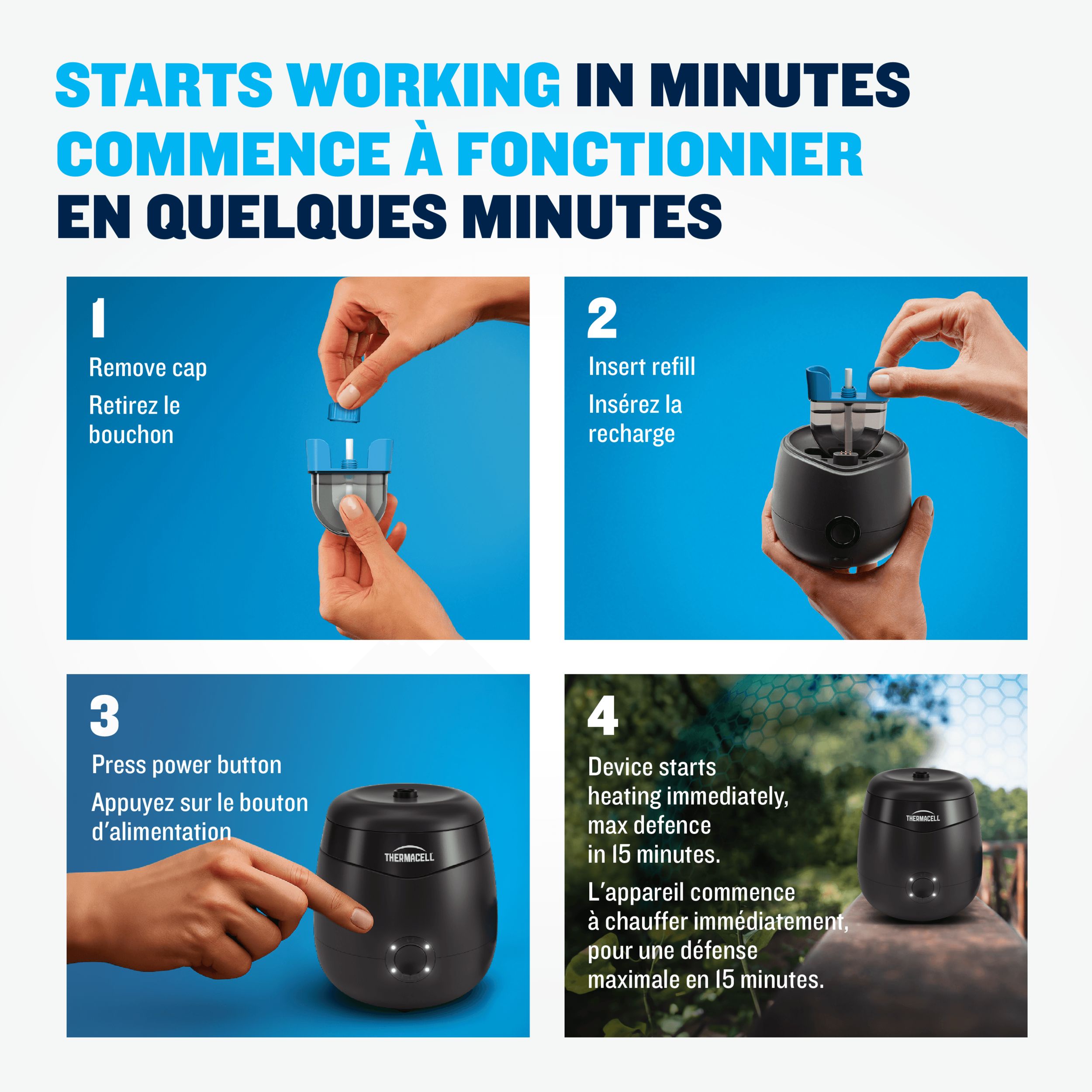 Thermacell Mosquito Repellent, Rechargeable Refill