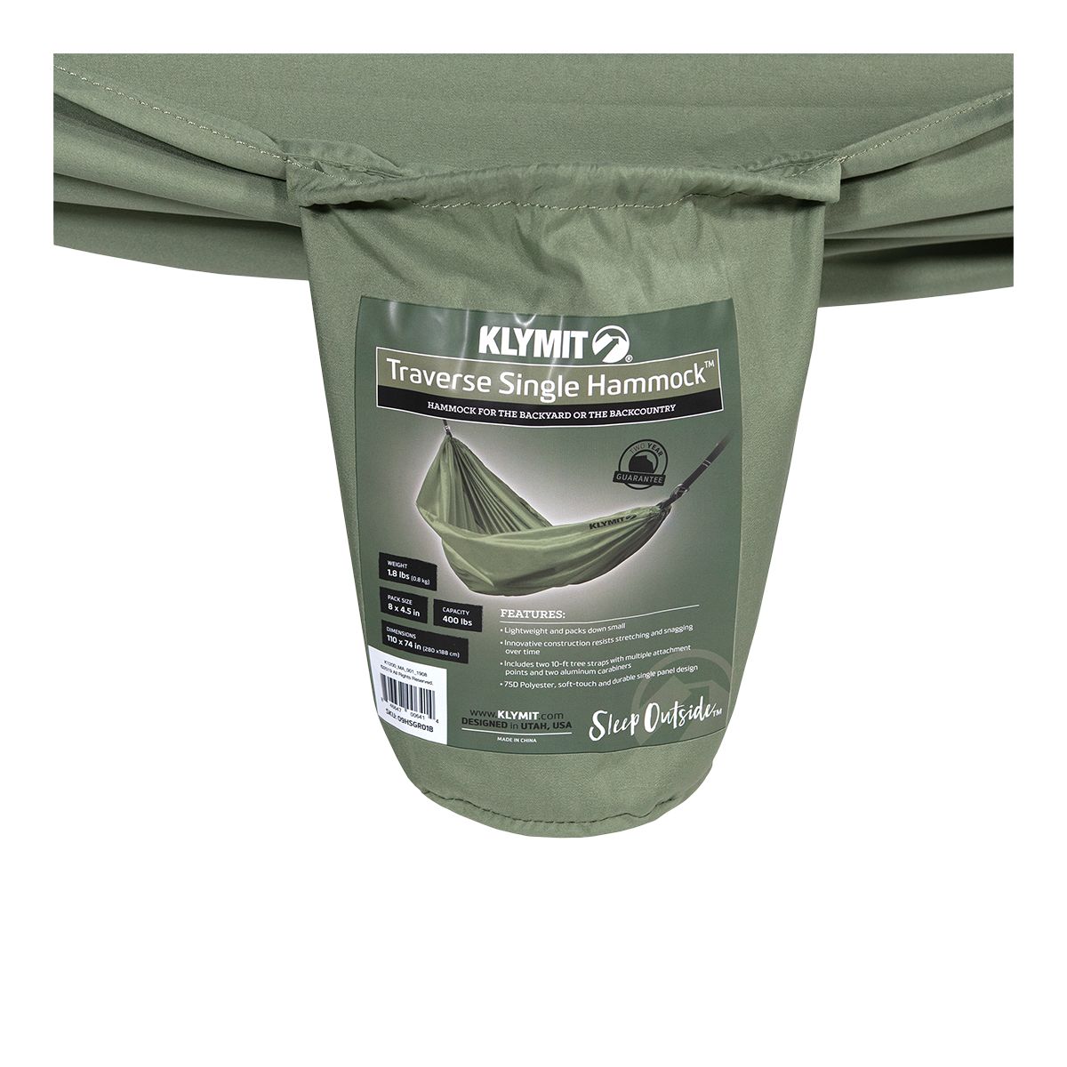 Klymit Traverse Single Hammock CloseUp