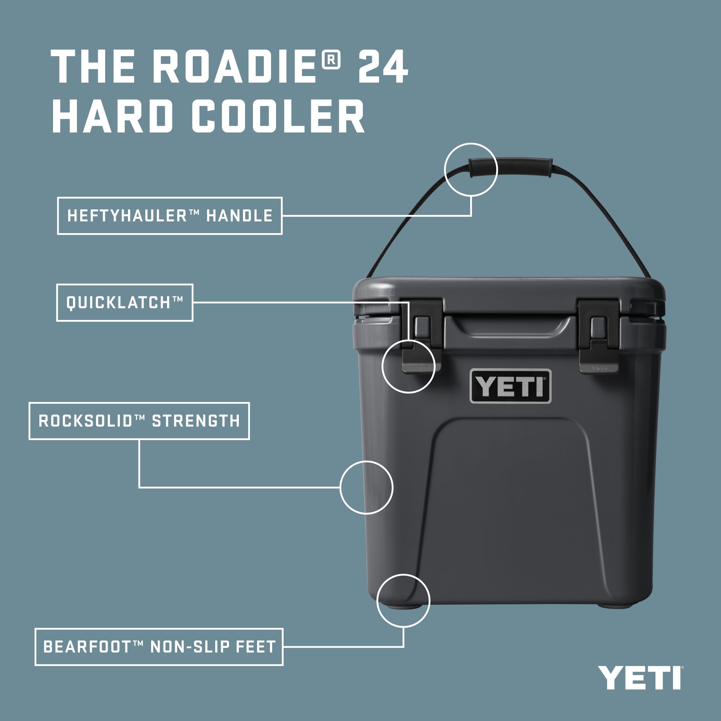 YETI Roadie 24 Hard Cooler - Nordic Purple – Lenny's Shoe & Apparel