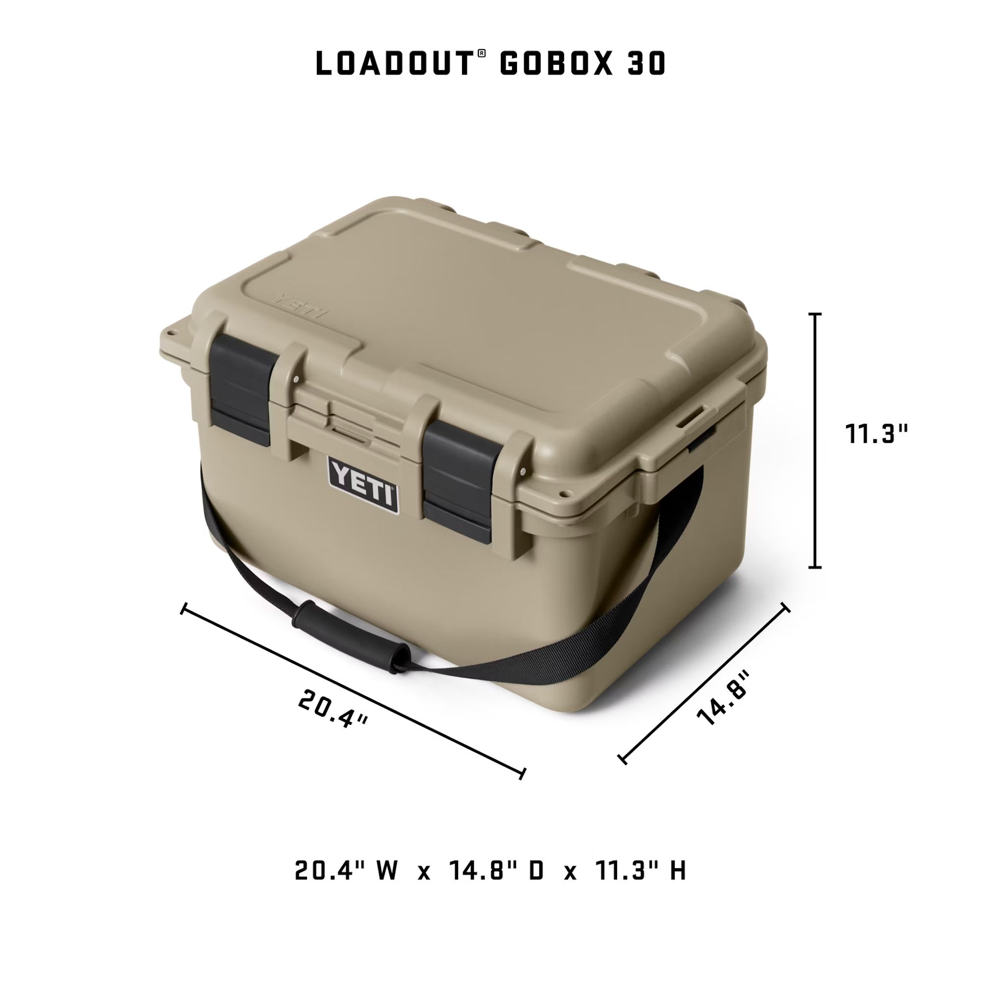 YETI LoadOut® 2.0 GoBox 30 Gear Case