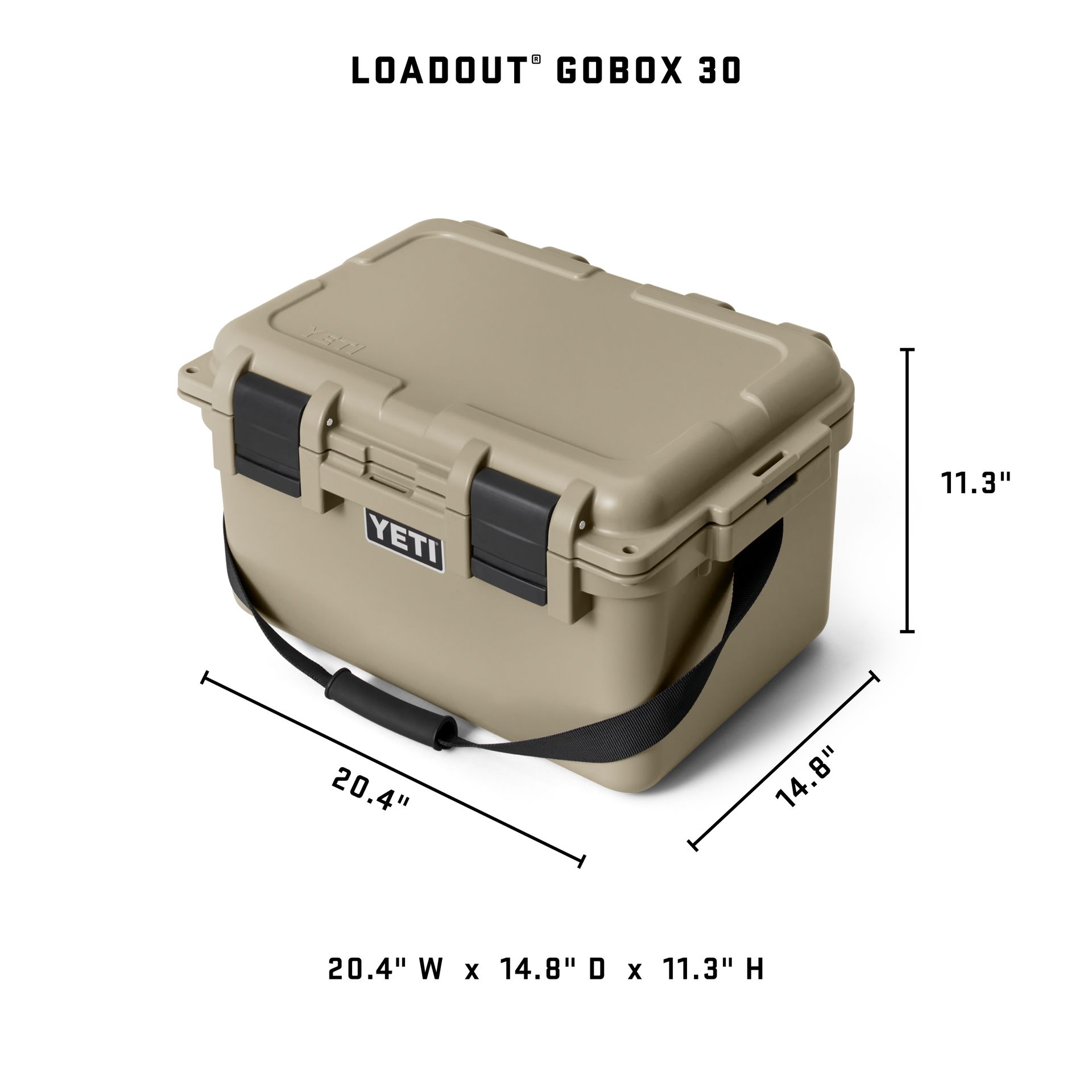YETI LoadOut® 2.0 GoBox 30 Gear Case