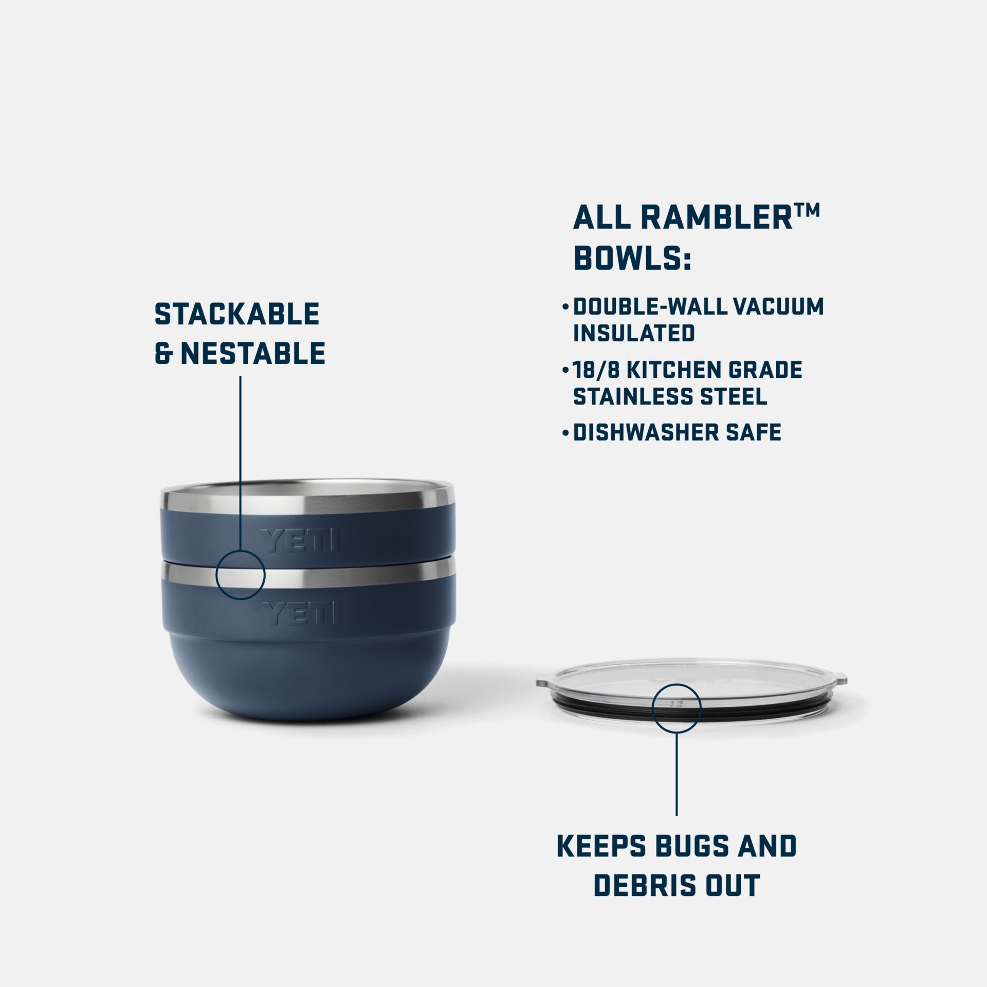 YETI Rambler® 2 QT Insulated Bowl