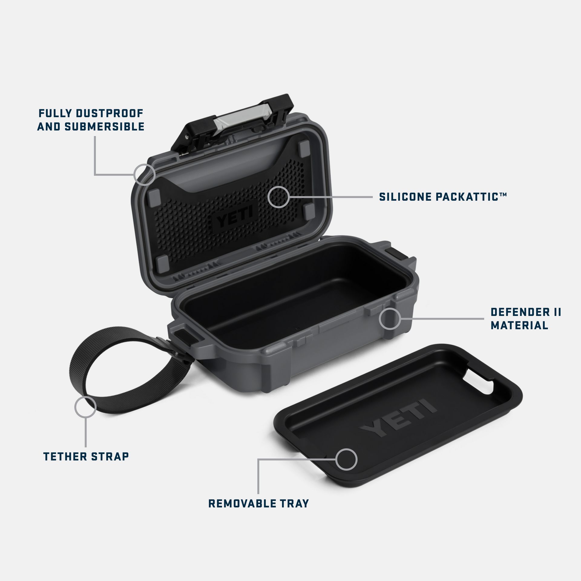 YETI Loadout Gobox 1 Waterproof Gear Case