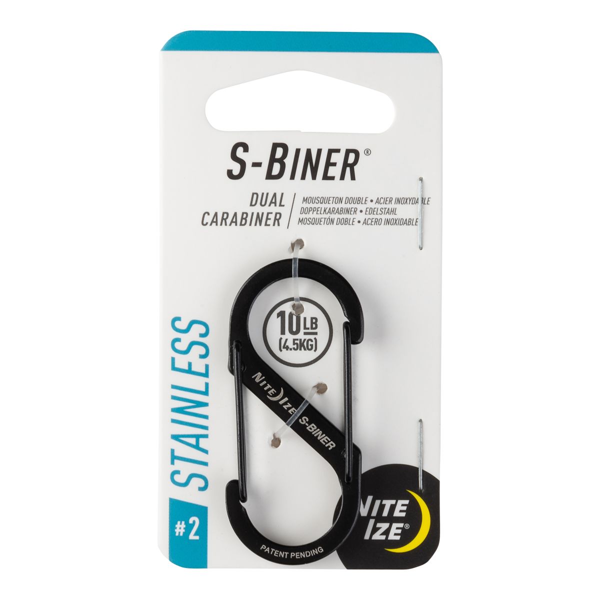 Nite Ize Size #2 S-Biner Front_Flat