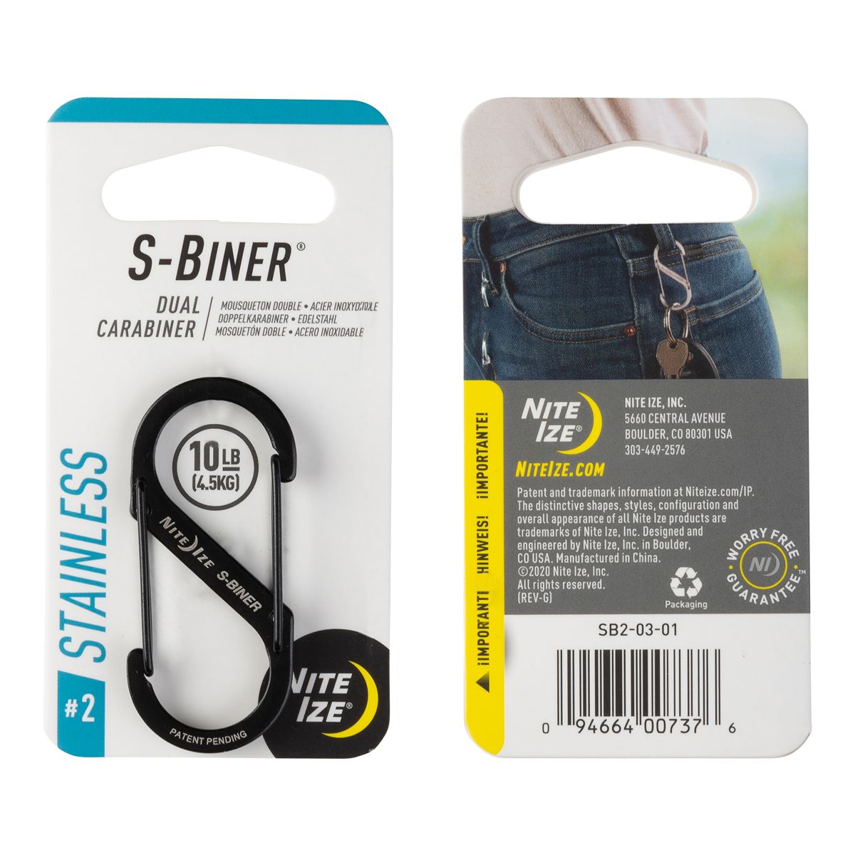 Nite Ize Size #2 S-Biner Composite_or_Mixed