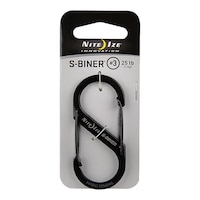 Nite Ize Stainless Steel Size #3 S-Biner Front_Flat