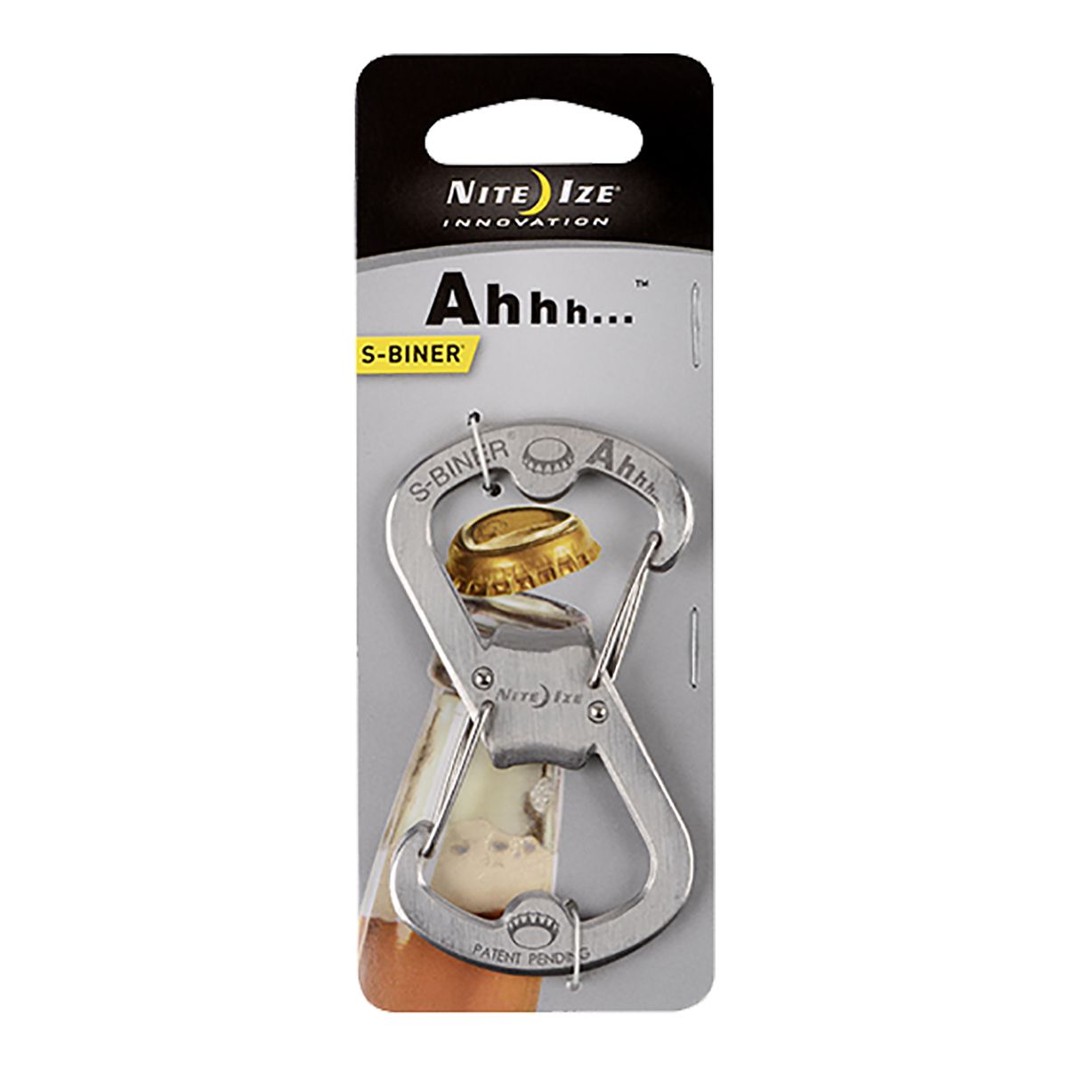 Nite Ize Stainless Steel S-Biner Front_Flat