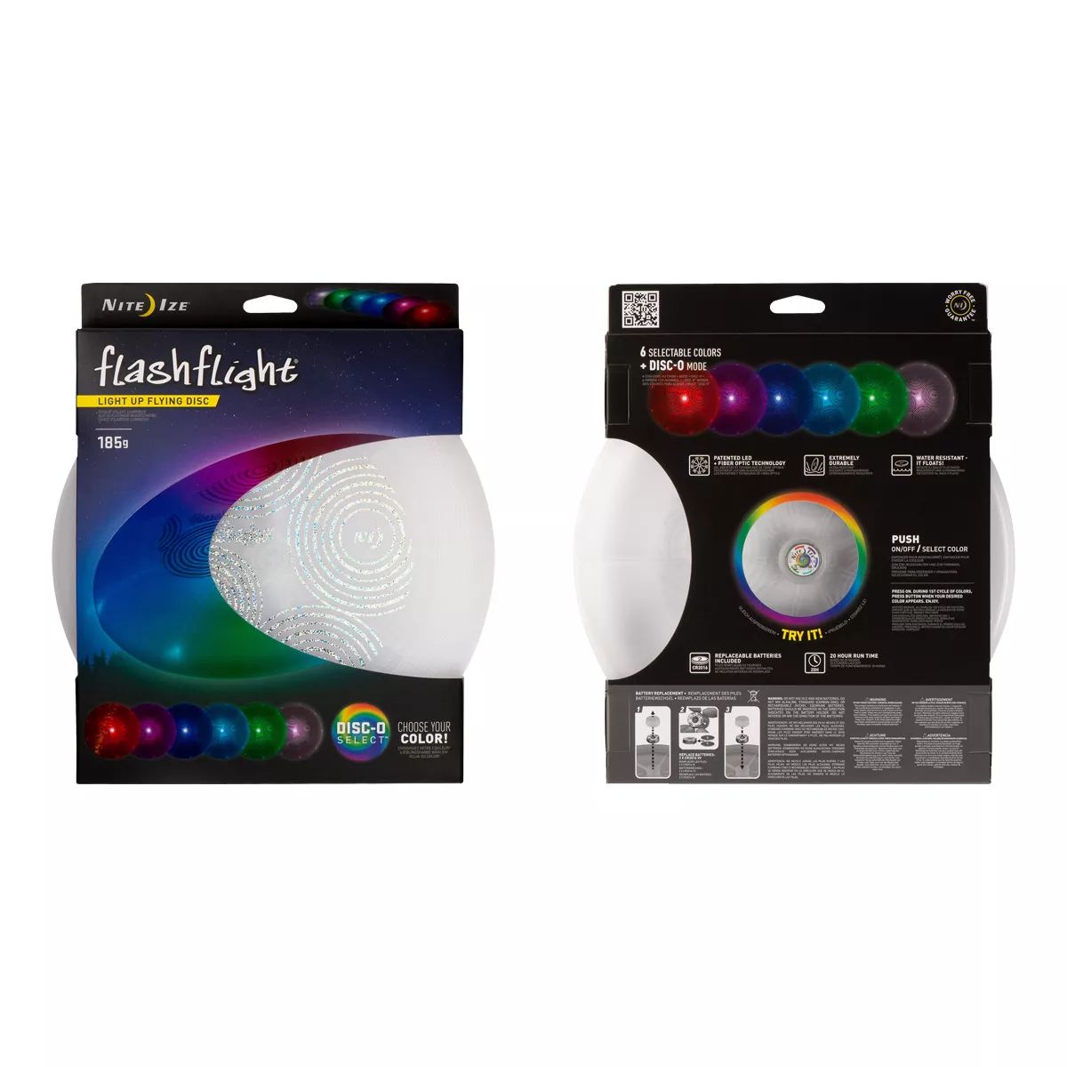 Nite Ize Flashflight Rechargeable Light Up Frisbee Composite_or_Mixed