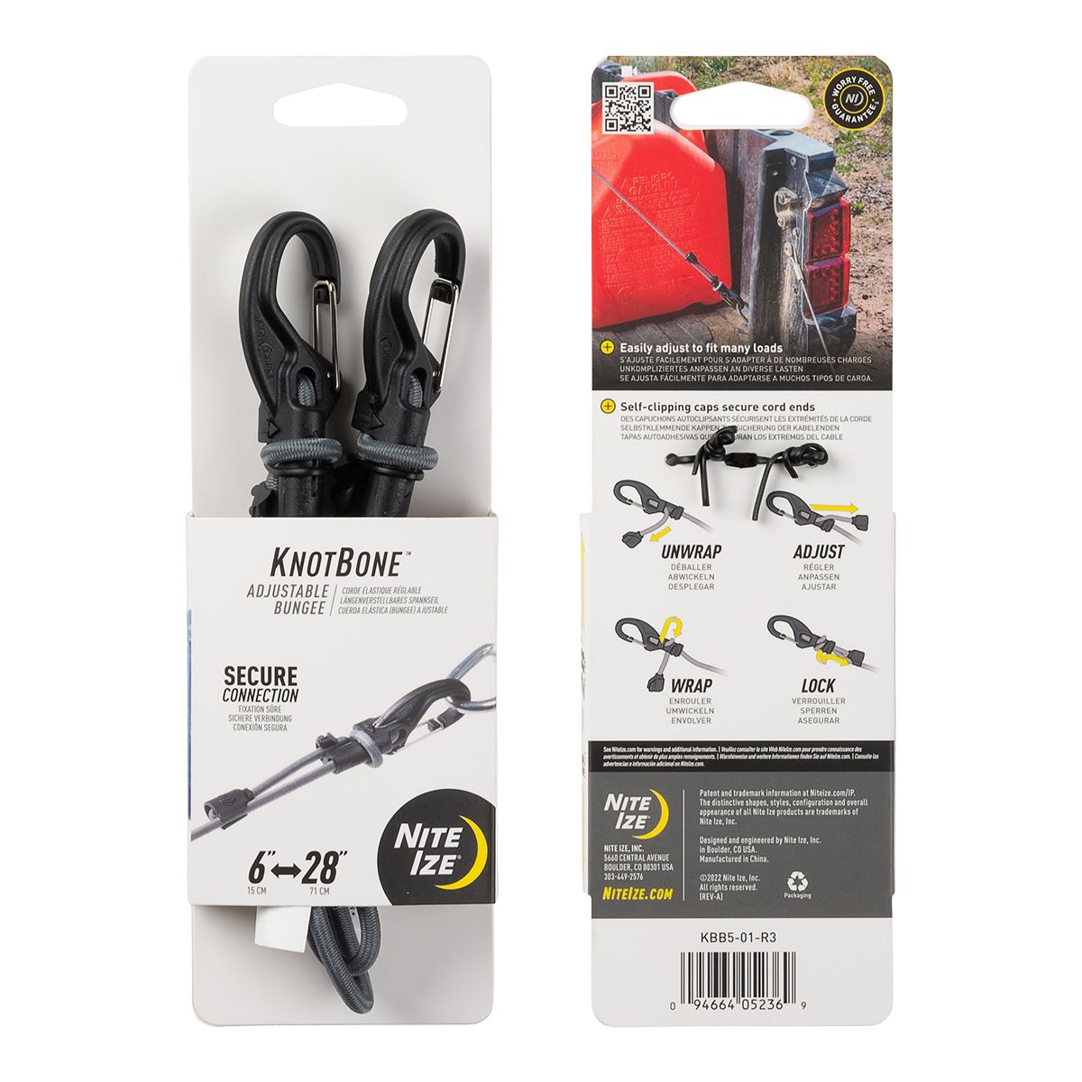 Nite Ize Knotbone Adjustable Bungee #5 Composite_or_Mixed