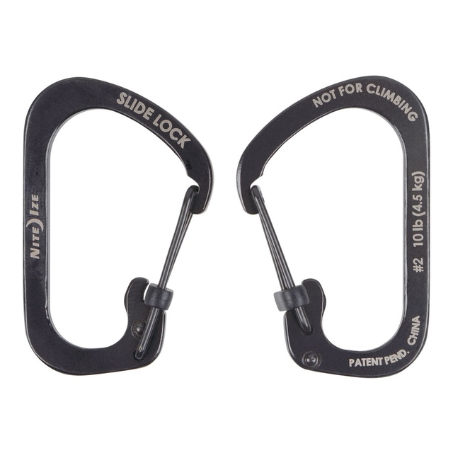Nite Ize Slidelock Carabiner Stainless Steel Side Lock Composite_or_Mixed