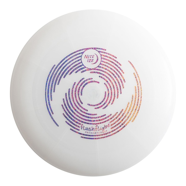 Nite Ize Flashflight Rechargeable Light Up Frisbee Front_Flat