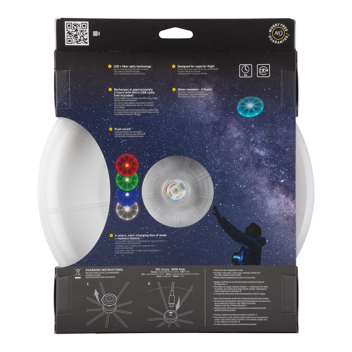 Nite Ize Flashflight Rechargeable Light Up Frisbee Back_Flat