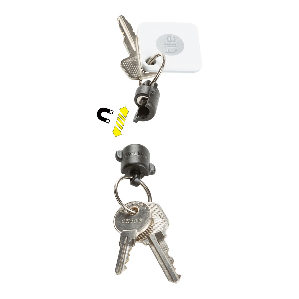 Nite Ize Keyring 360 Magnetic Connector Composite_or_Mixed