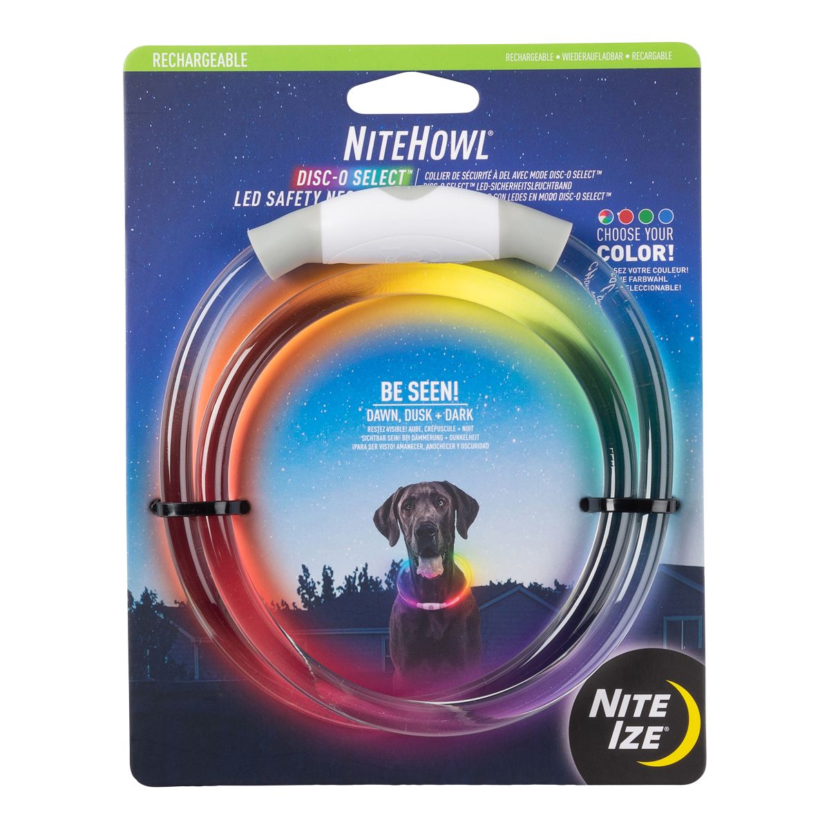 Nite Ize Nitehowl Rechargeable LED Safety Necklace