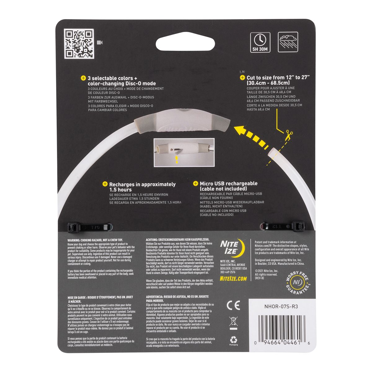 Nite Ize Nitehowl Rechargeable LED Safety Necklace