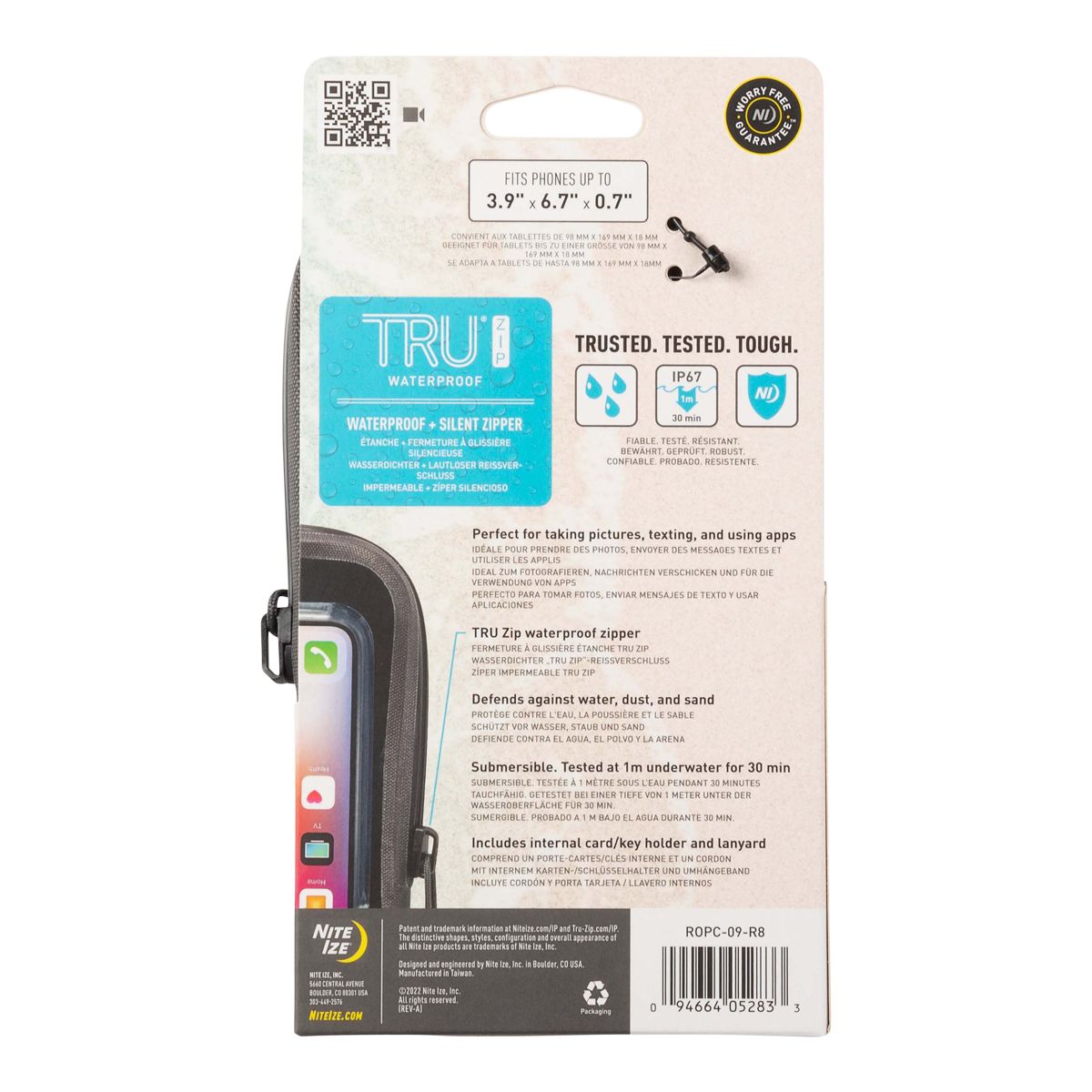 Nite Ize Runoff Phone Cube Back_Flat