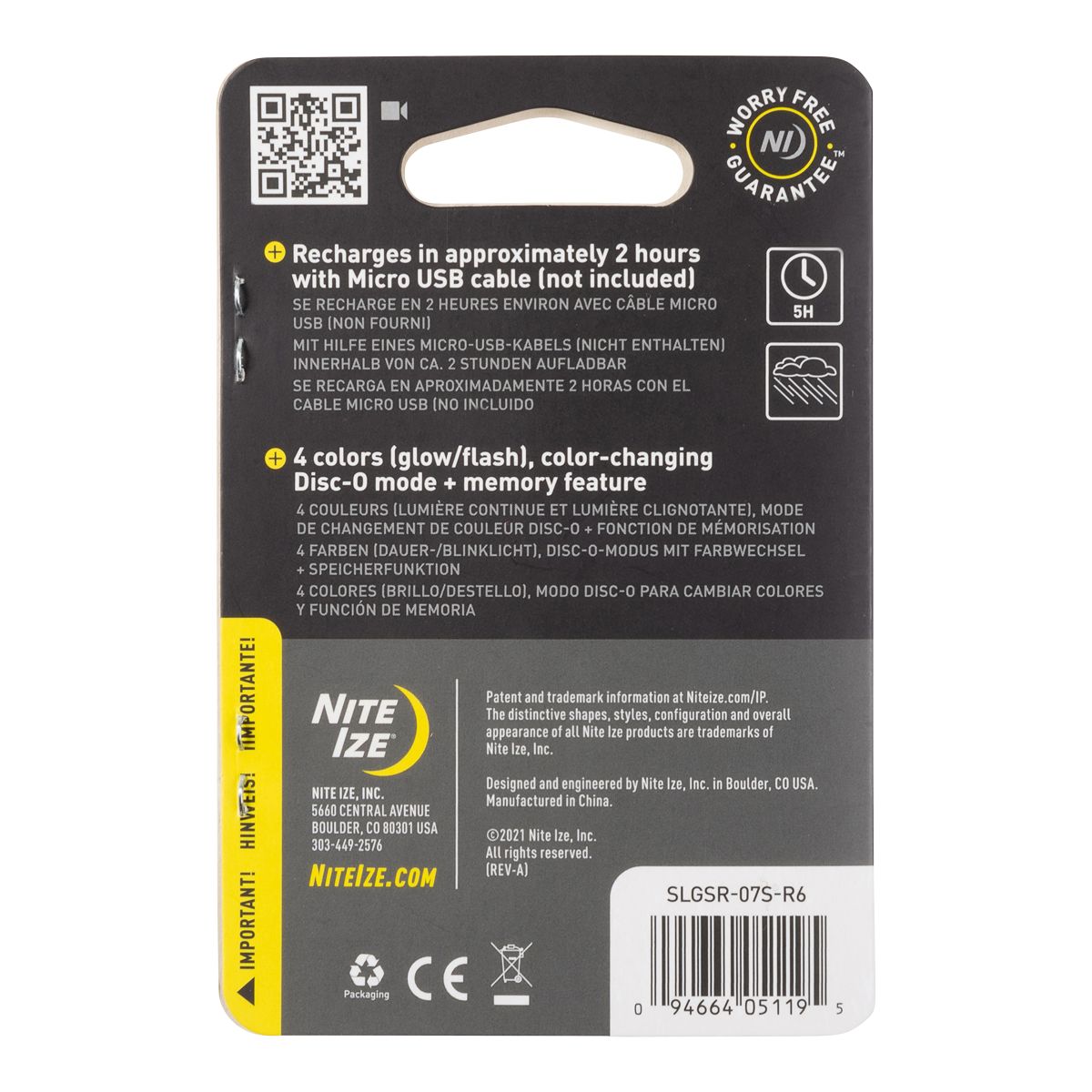 Nite Ize Spotlit Rechargeable Light Back_Flat