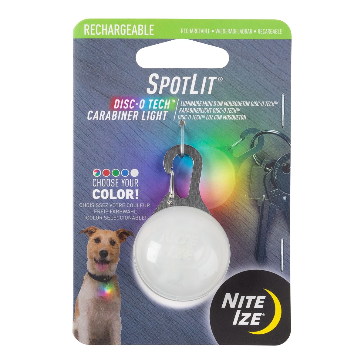 Nite Ize Spotlit Rechargeable Light Front_Flat
