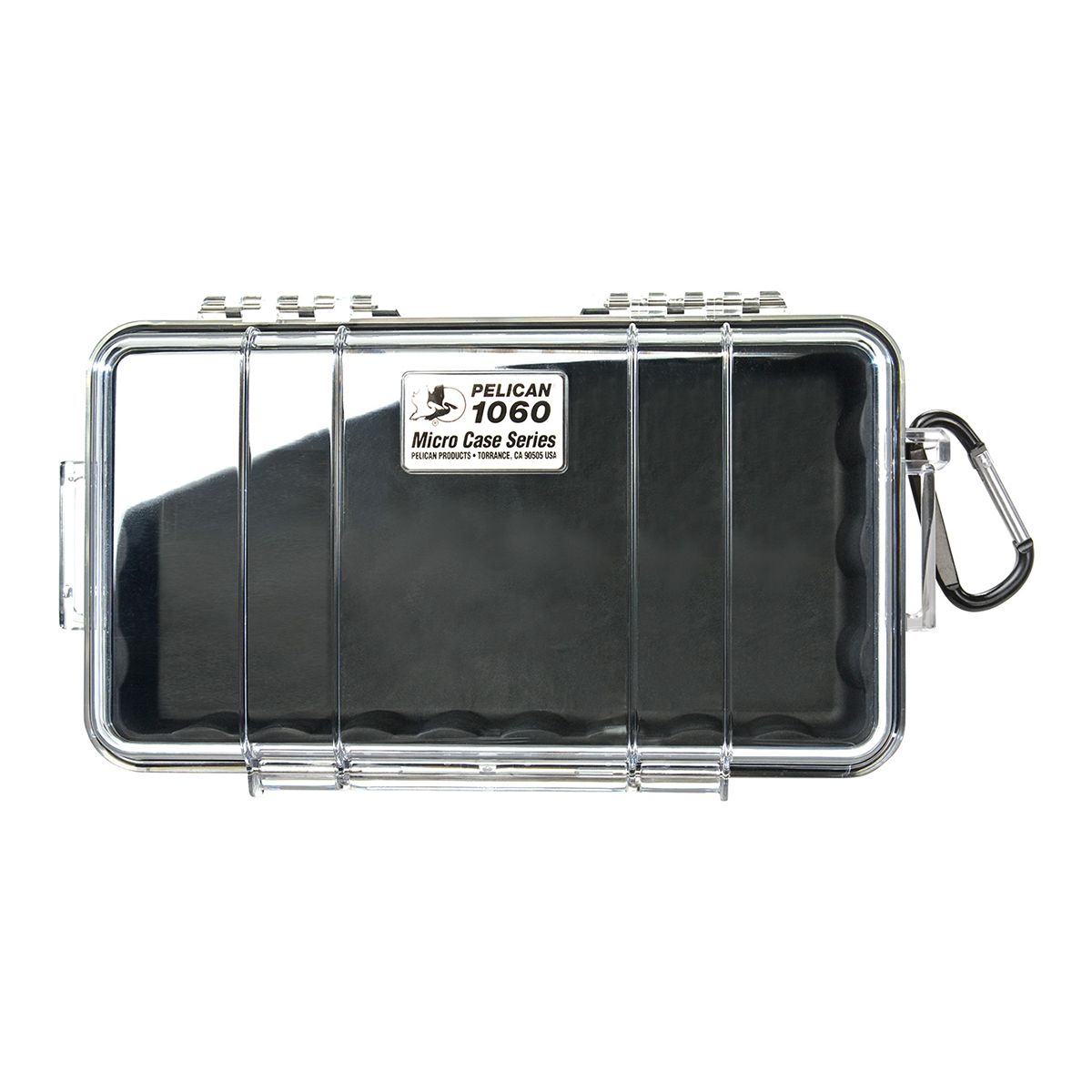 Pelican 1060 Micro Case - Black/Clear