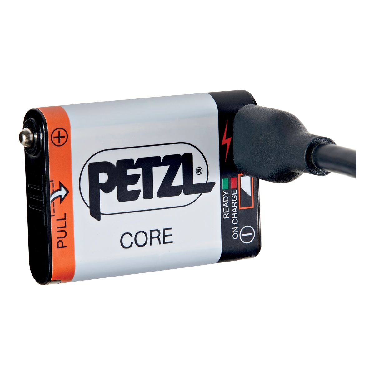 Petzl Core Battery Rechargeable Headlamp Front_Angled_Right