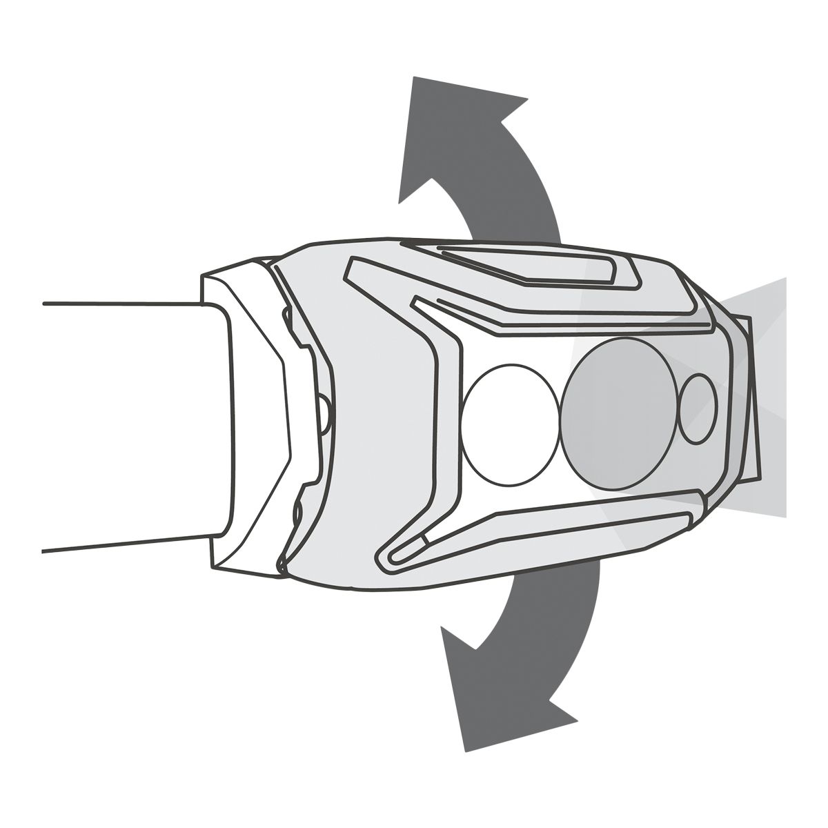 PETZL ACTIK® Headlamp CloseUp