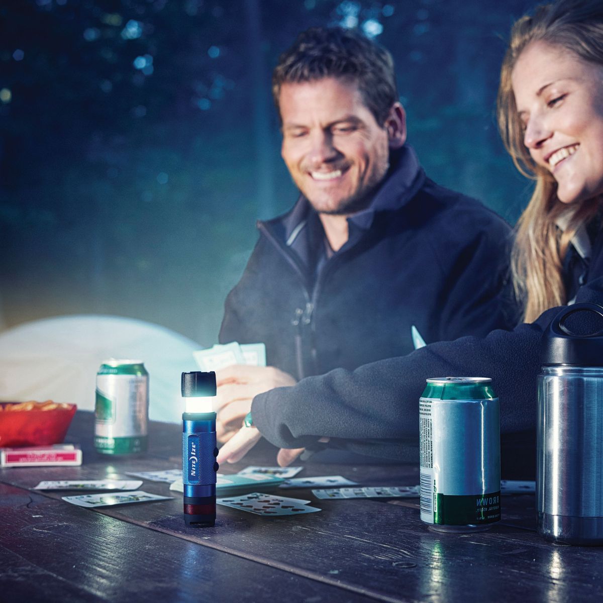 Nite Ize Radiant 3-in-1 Mini Flashlight Front_Angled_Left