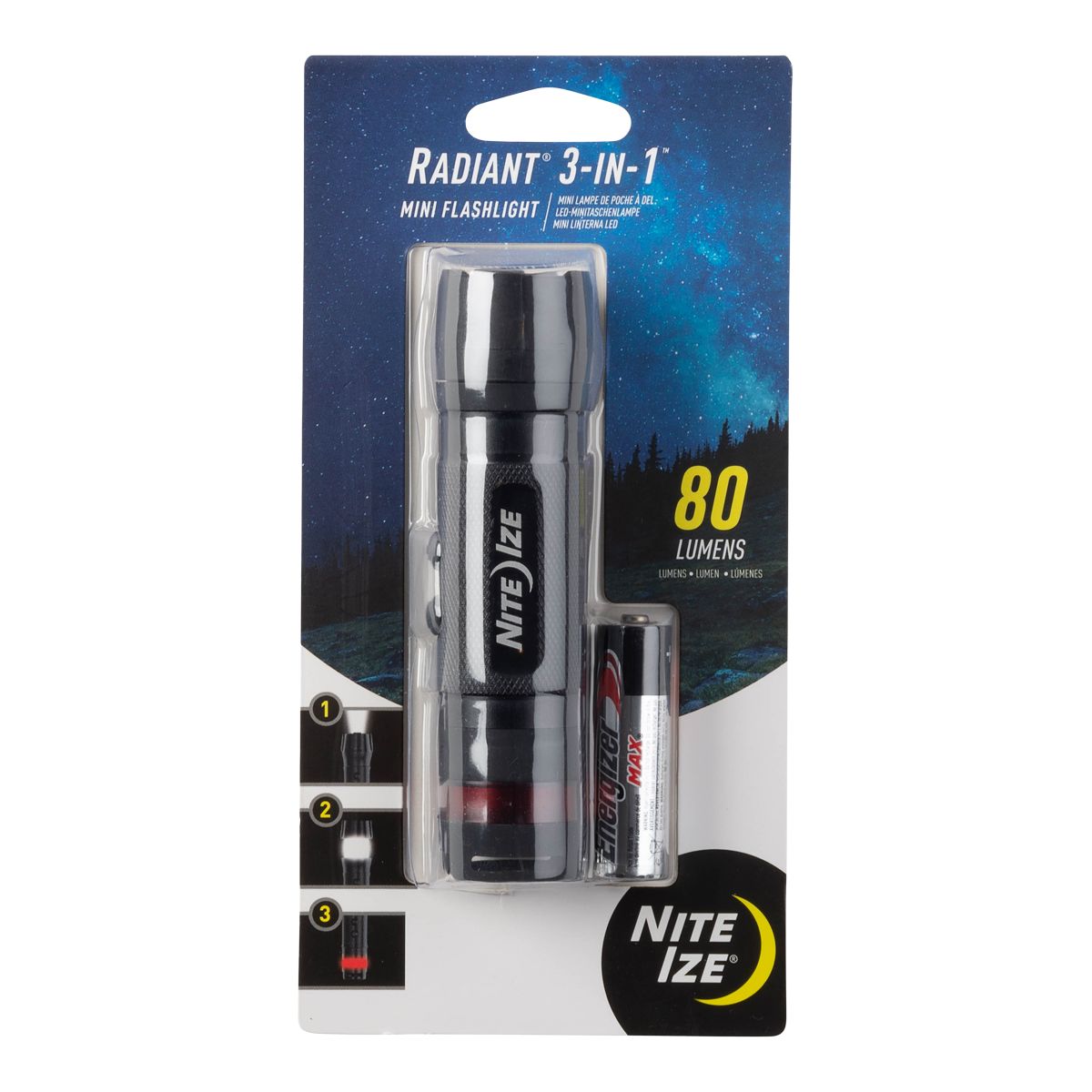 Niteize Radiant 3-In-1 Mini Flashlight