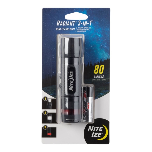 Nite Ize Radiant 3 in 1 Mini Flashlight Front_Flat