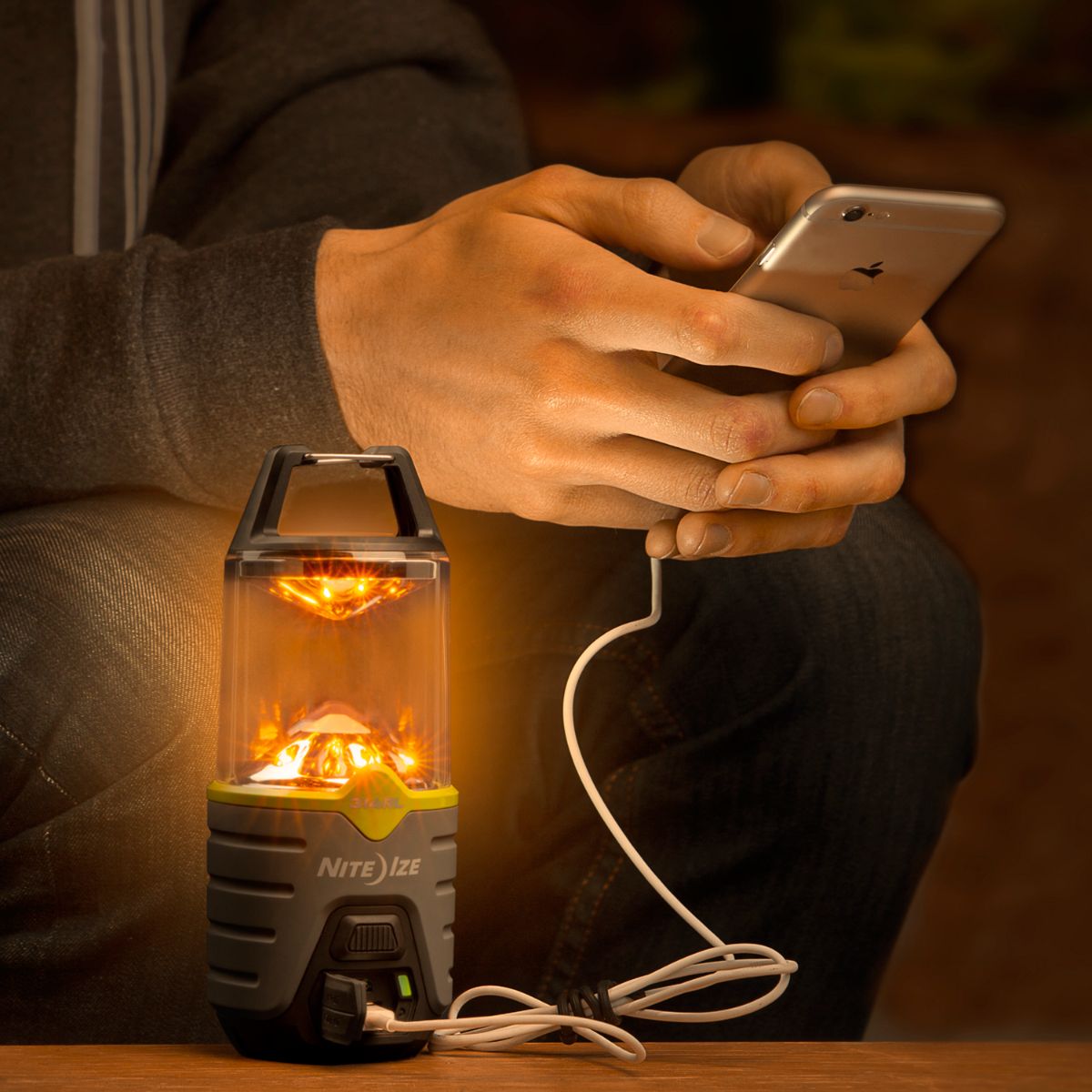 Nite Ize Radiant 314 Rechargeable Lantern Front_Angled_Right