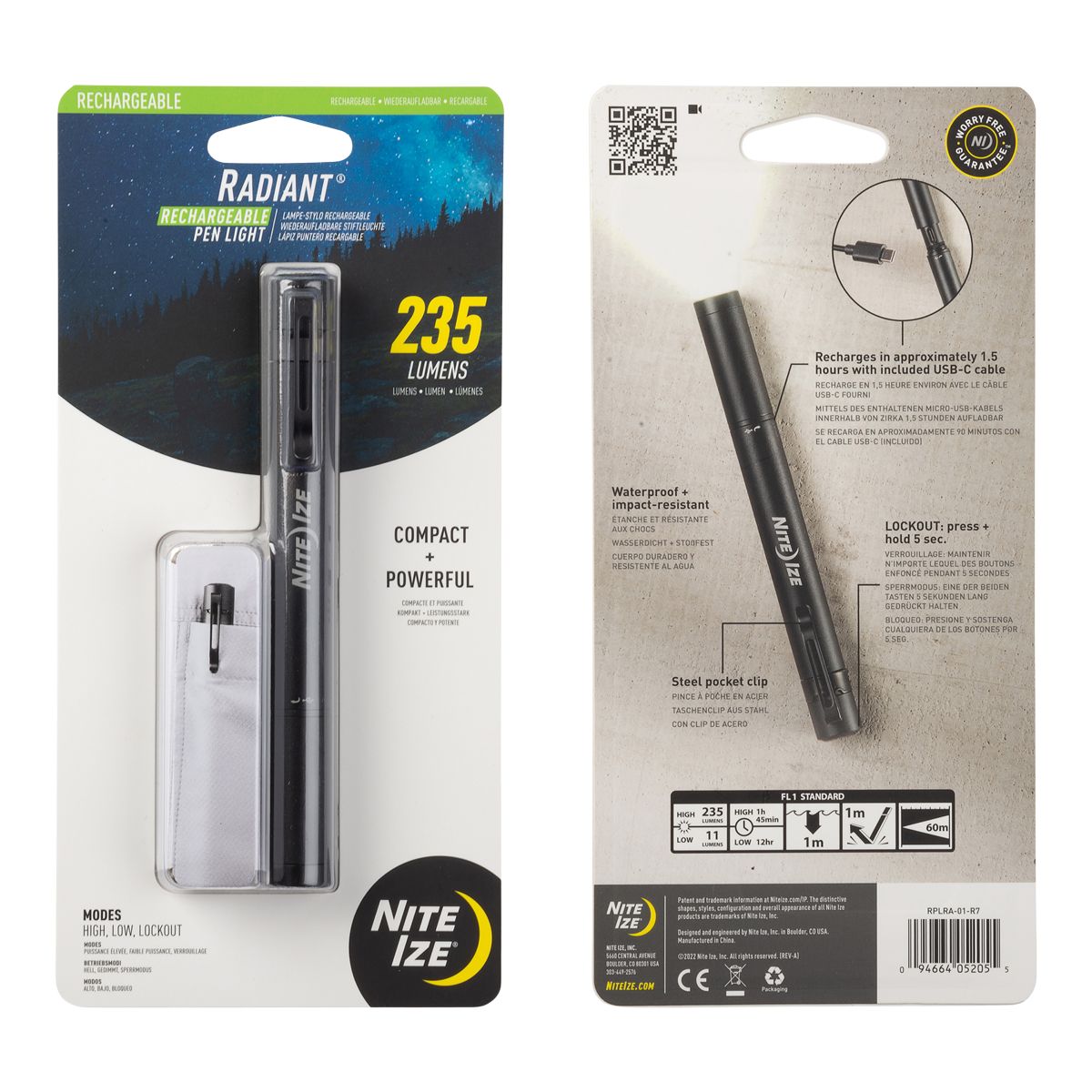Nite Ize Radiant Rechargeable Pen Light Composite_or_Mixed