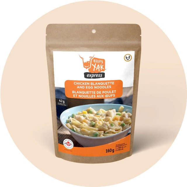 Happy Yak Blanquette Of Chicken And Egg Noodles Front_Flat