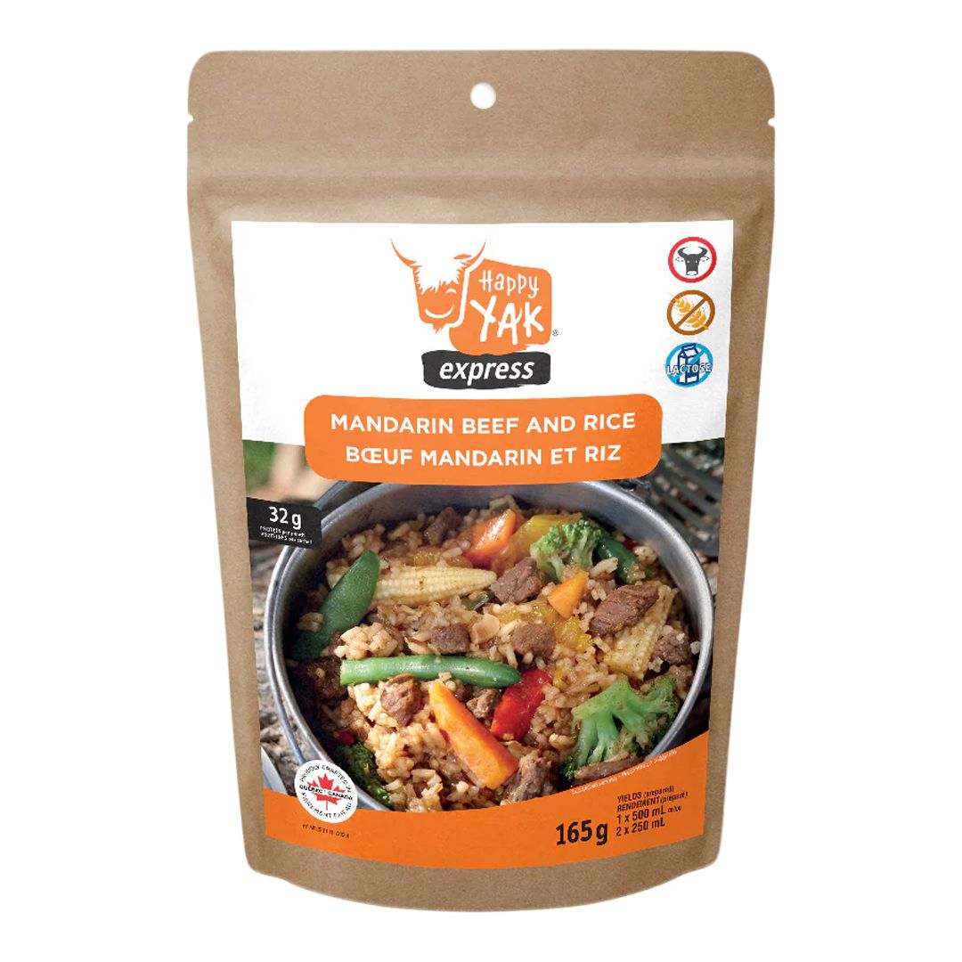 Happy Yak Mandarin Beef And Rice