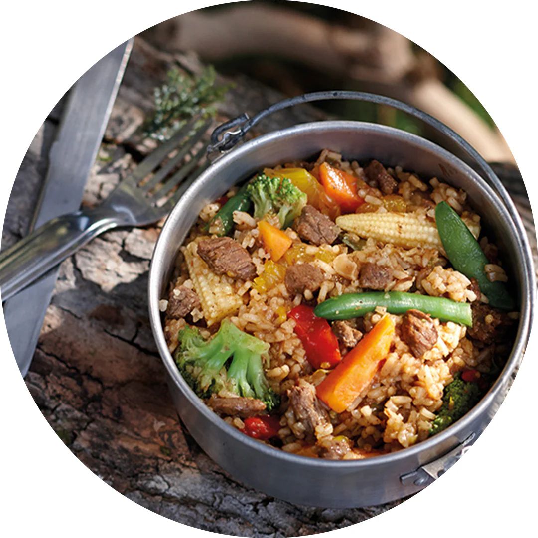Happy Yak Mandarin Beef And Rice