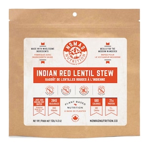 Nomad Nutrition Dehydrated Indian Red Lentil Stew