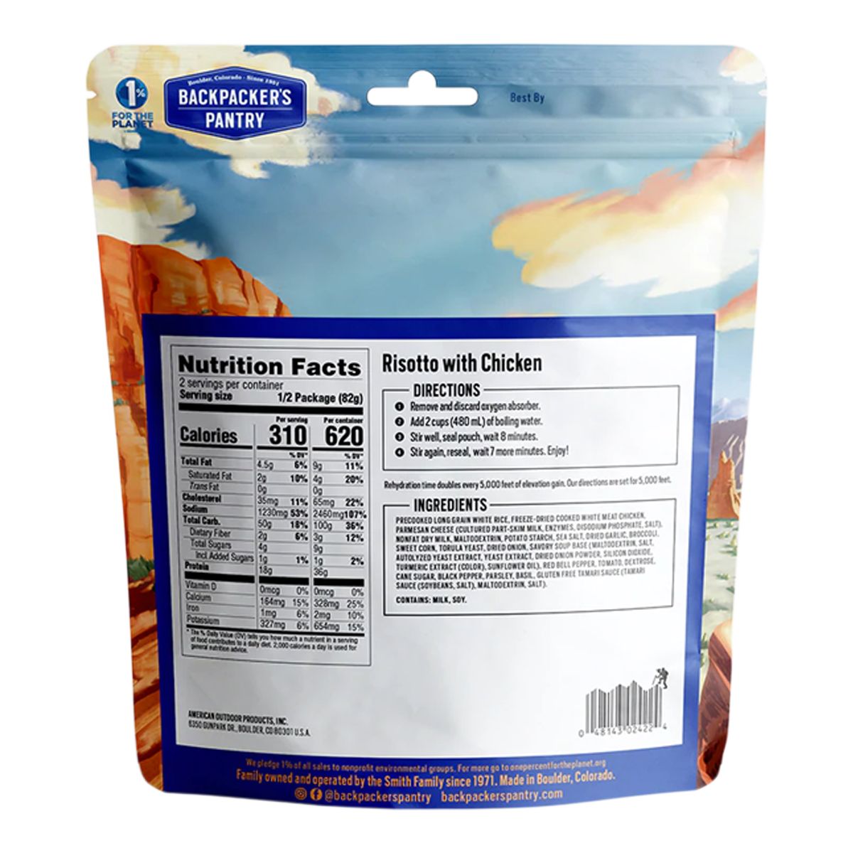 Backpacker's Pantry Risotto with Chicken