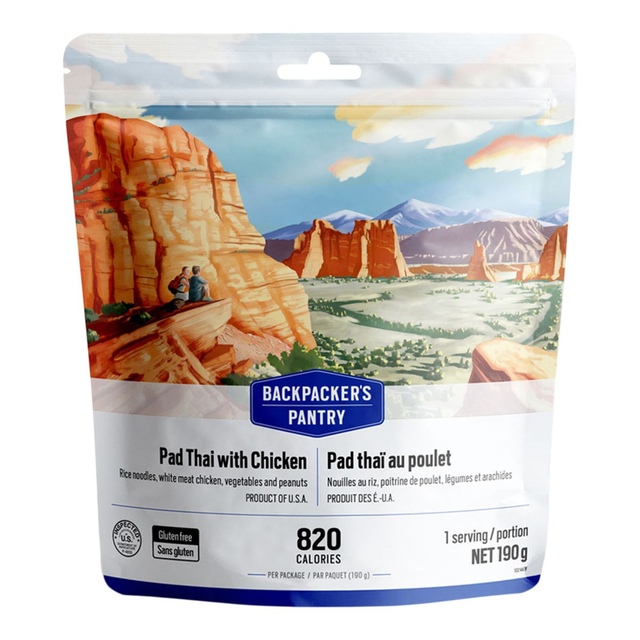 Backpacker's Pantry Pad Thai with Chicken Front_Flat