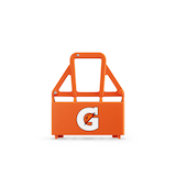 Gatorade Bottle Caddy, Plastic, Holds 6 squeeze bottles (not included) Front_Flat