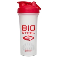 Biosteel 28oz Shaker Cup, Spout Lid, Plastic Front_Flat