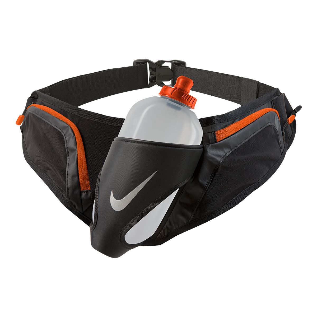 Nike 20 oz Waistpack Bottle Belt, Sport Cap, Plastic, Zip Pocket ...