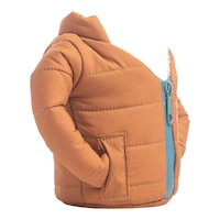 Puffin Jacket Drinkwear Koozie Front_Three_Fourths_Angled_Right