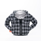 Puffin The Lumberjack Flannel Drinkwear Front_Flat