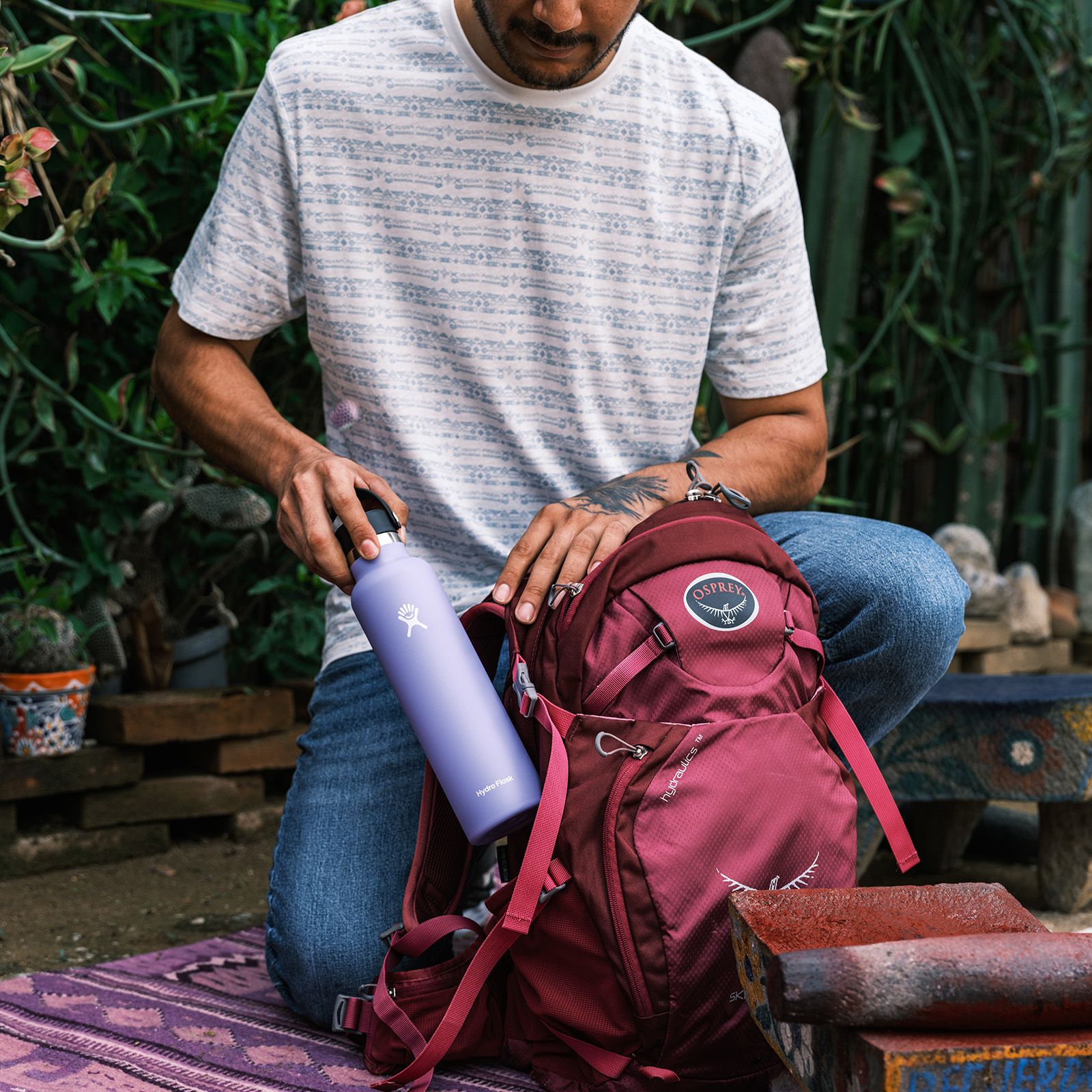 Hydro Flask 21 oz Standard Mouth Stainless Steel Water Bottle