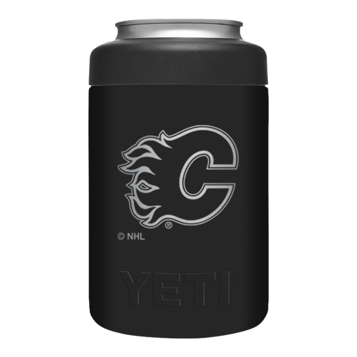 Calgary Flames YETI Rambler® 2.0 Colster® Can Insulator Front_Flat