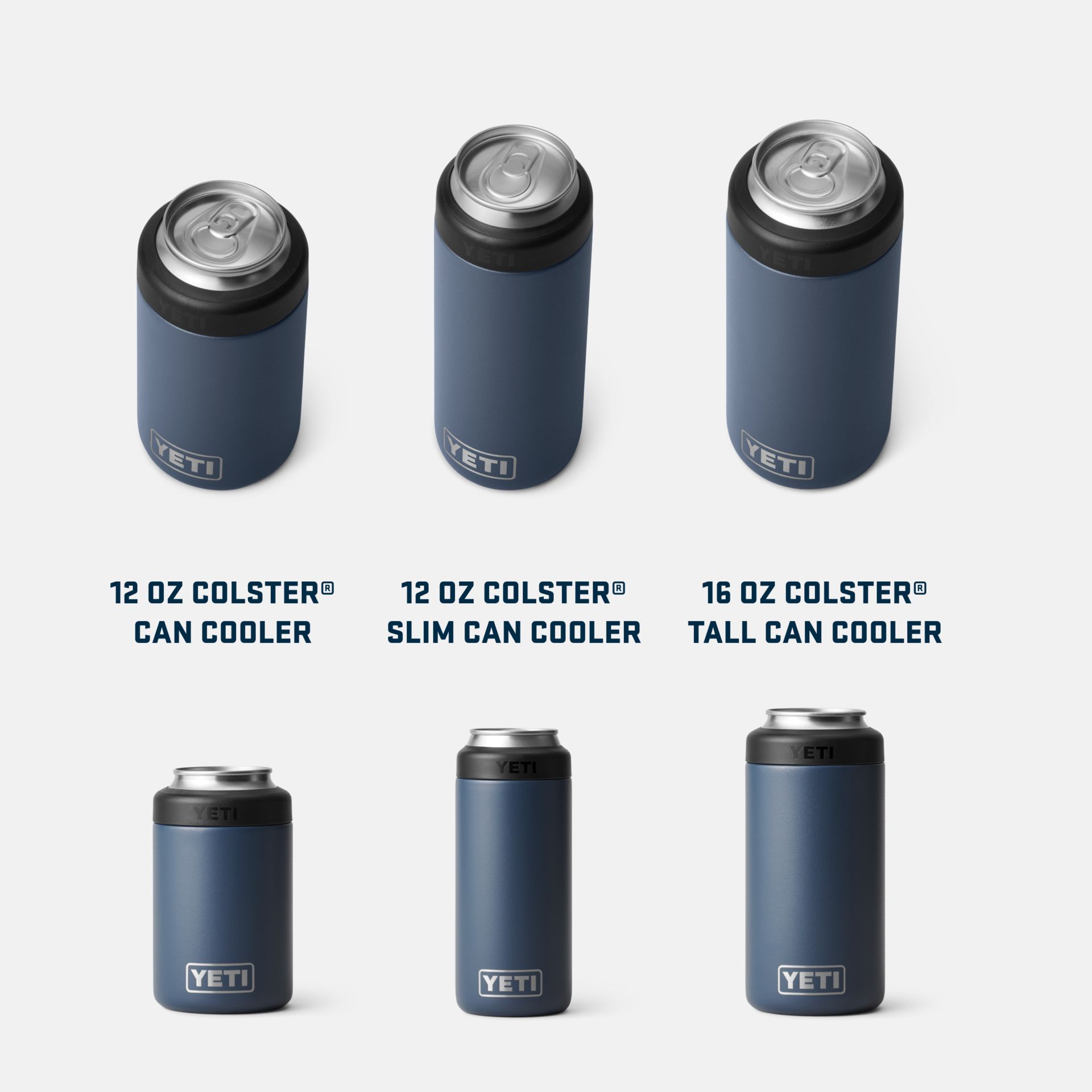 YETI Rambler 2.0 12 oz Can Sleeve/Koozie, Screw Cap, Insulated Stainless Steel