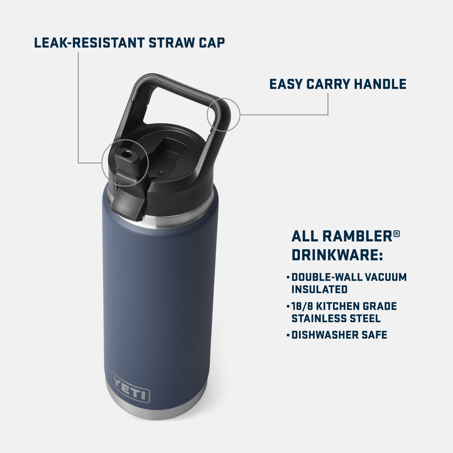 YETI Rambler® Maple Leafs® 26 oz Water Bottle