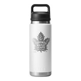YETI Rambler® Maple Leafs® 26 oz Water Bottle Front_Flat