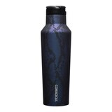 Corkcicle Sport Canteen 20 oz Water Bottle , Straw Lid, Insulated Stainless Steel Front_Flat