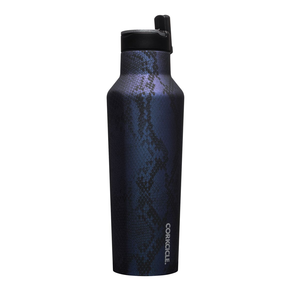 Corkcicle Sport Canteen 20 oz Water Bottle , Straw Lid, Insulated Stainless Steel